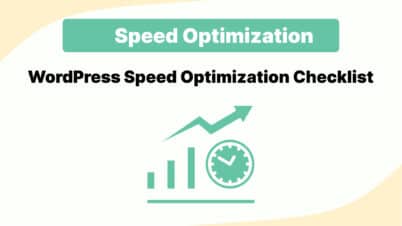 WordPress Speed Optimization Checklist (2026)